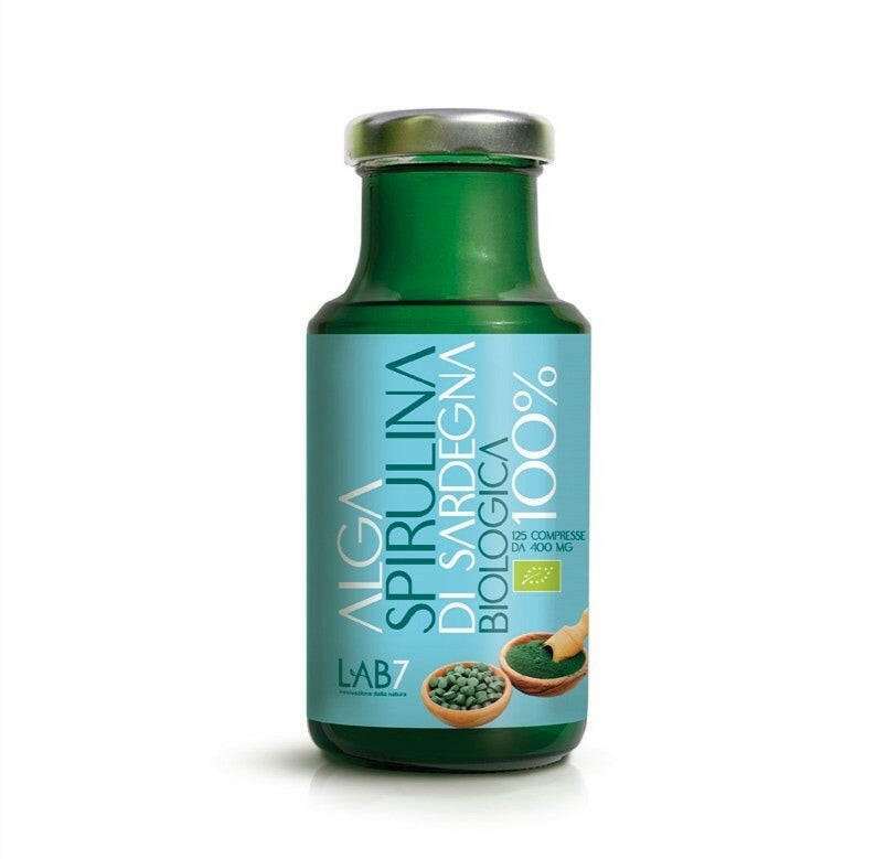 Spirulina Biologica - 125 compresse da 400 mg - LAB7 LAB7